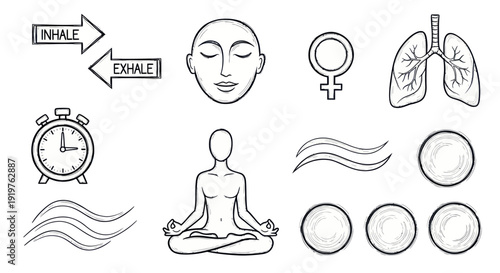 Mindfulness and Meditation Practice with Breathing Exercises.