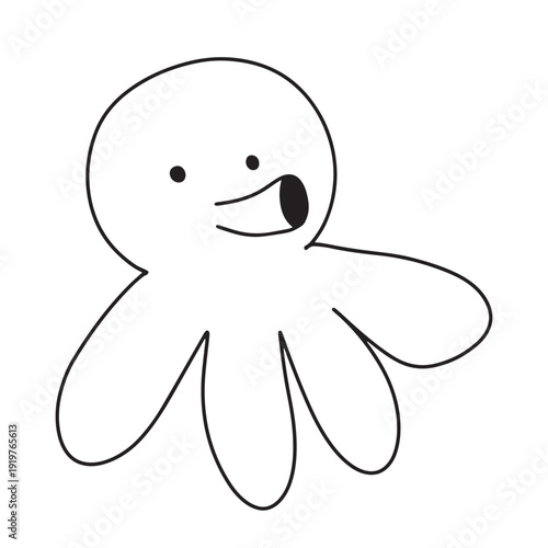 kawaii dolpin animal underwater cartoon. coloring book forkids