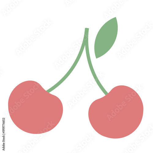 さくらんぼのイラスト素材