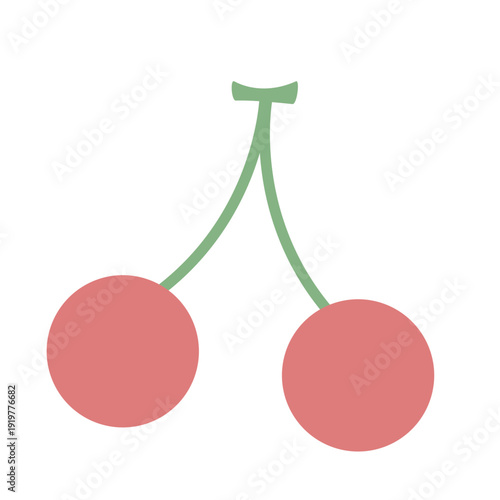 さくらんぼのイラスト素材