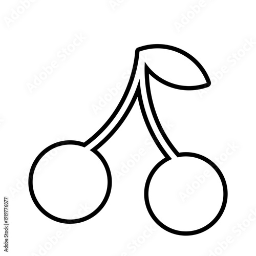 さくらんぼのイラスト素材