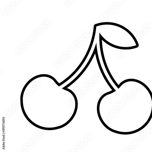 さくらんぼのイラスト素材