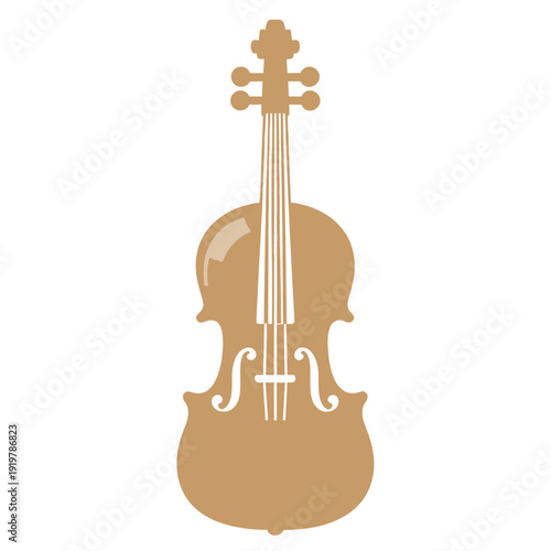 Violin Musical Instrument Vector Icon
