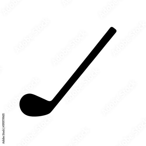 Field Hockey Stick Line Icon