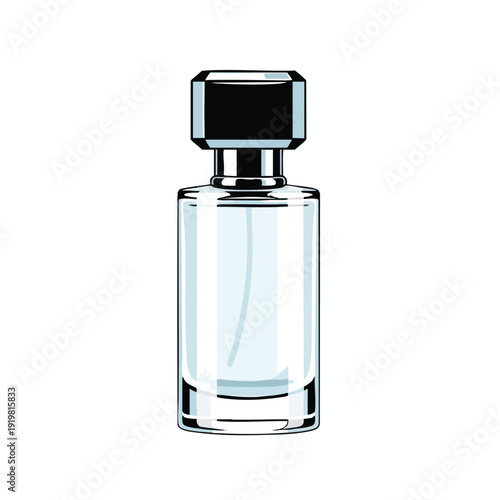 Elegant Perfume Bottle for Fashion and Beauty Advertising