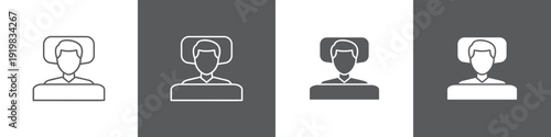 Sleep line glyph icon style in white and black background