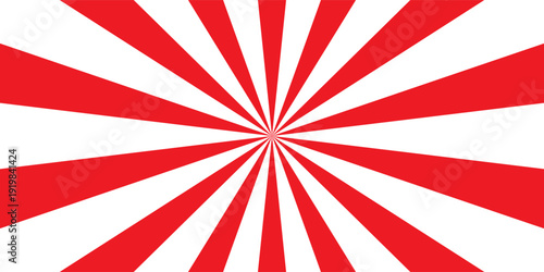 Red white circles sunbeam style - concept pattern colorful design structure decoration abstract geometric background illustration fashion look backdrop wallpaper abstract decoration graphic