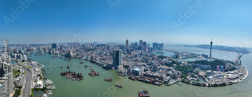 Fényképezés Aerial photography of Wan Chai Macau Island Tour