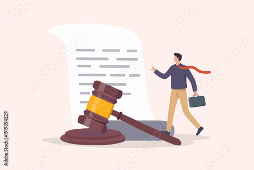 Law and Business Concept
