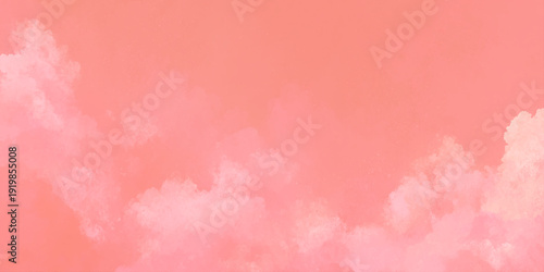 soft pink cloudy sky background featuring white cloud tones a dreamy pastel atmosphere, perfect for inspirational designs.
