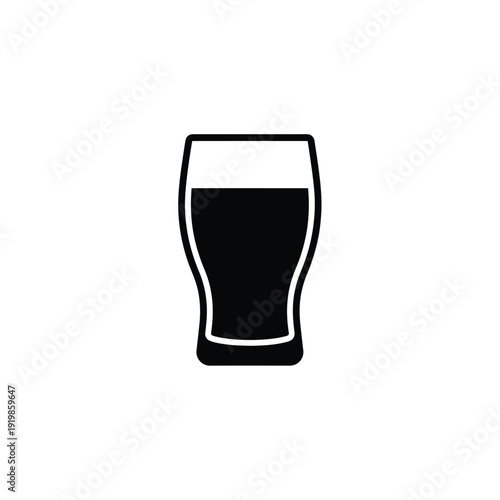 Black beer glass drink alcohol 1
