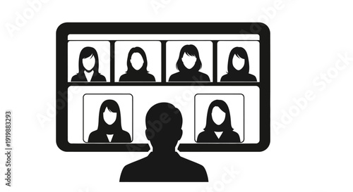 A professional set of wine bottle silhouettes designed as flat vector icons and web buttons for a business communication concept or social network illustration