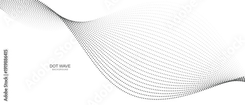 abstract creative grey blend dot wave background.