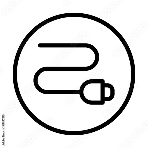 Cable Connector Vector Icon