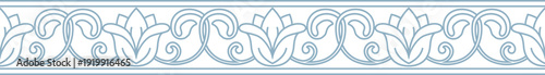 Art Nouveau Vintage Border with Ornamental Corners