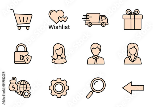 A cheerful, minimalist icon representing global finance and economic growth, suitable for websites, presentations, or financial reports. It evokes a s