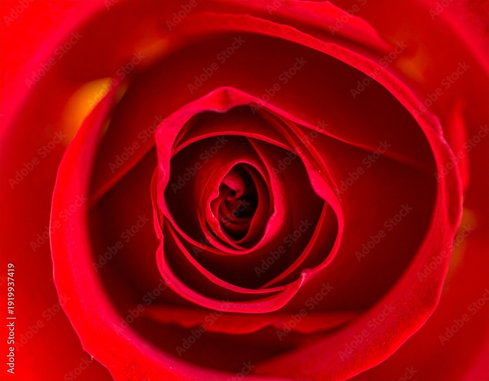 Naklejka premium Macro shot of a red rose