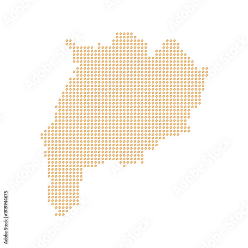 A map of Chiang Rai province in Thailand. The gold-toned map is set against a white background, making it suitable for websites, educational purposes, and tourism.
