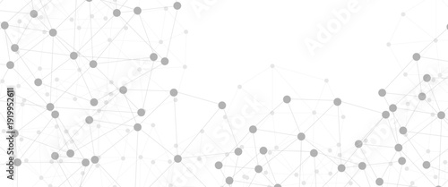 Abstract technology dot and line connection digital hi tech design concept background. Space for text. Vector illustration