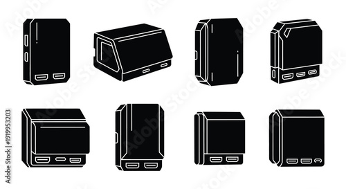Black and white illustrations of various nvme solid state drive forms