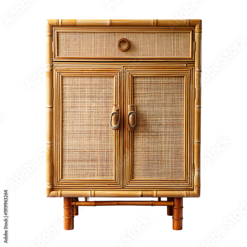 Bamboo Cabinet Home Interior Furniture Storage