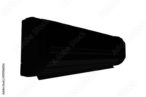 Black rectangular speaker or amplifier casing with angled front edges