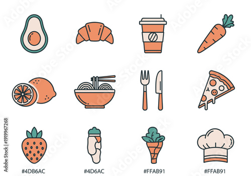 A vibrant, hand-drawn style strawberry illustration. Perfect for food blogs, recipe websites, or adding a fresh, playful touch to any design project.