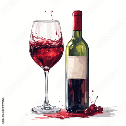 Wine Drink Very Cool Design