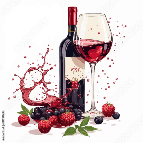 Wine Drink Very Cool Design