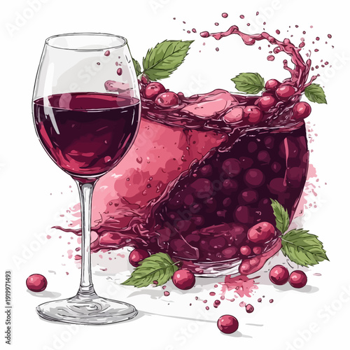 Wine Drink Very Cool Design