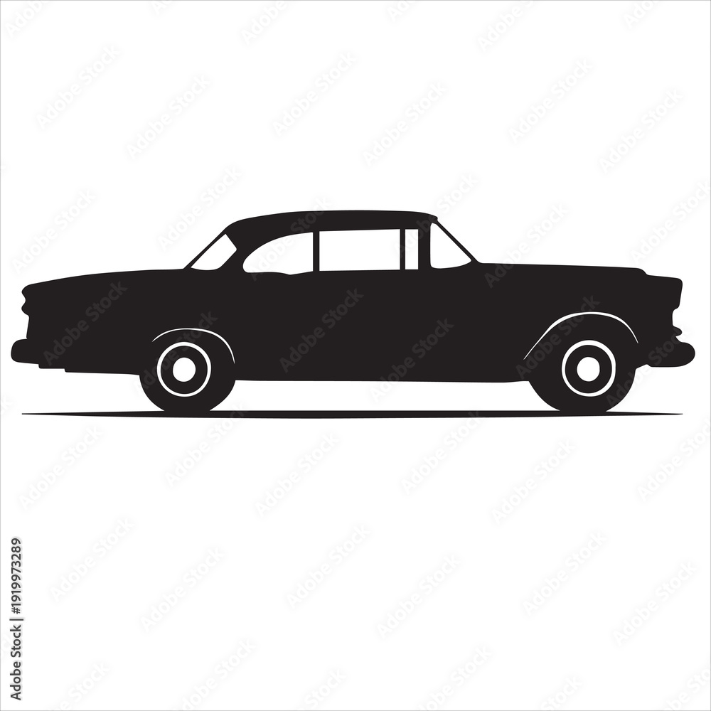 Fototapeta premium vector illustration of a car