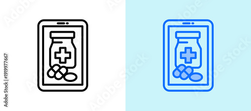 Mobile Pharmacy whitegreen icon