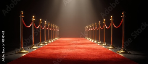 Wallpaper Mural Red carpet and rope barriers event concept Torontodigital.ca