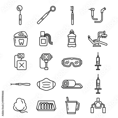 Medical and Health Icons Set for Healthcare Professionals.