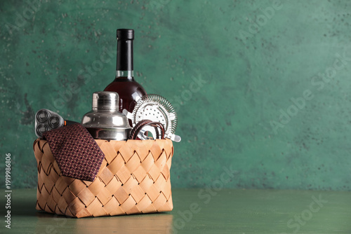 Gift basket with male acces...