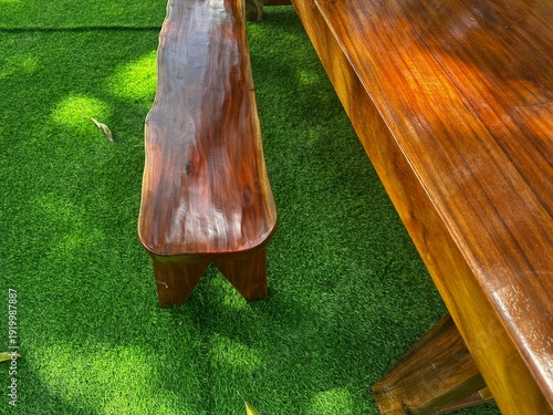 table on green grass outdoor 