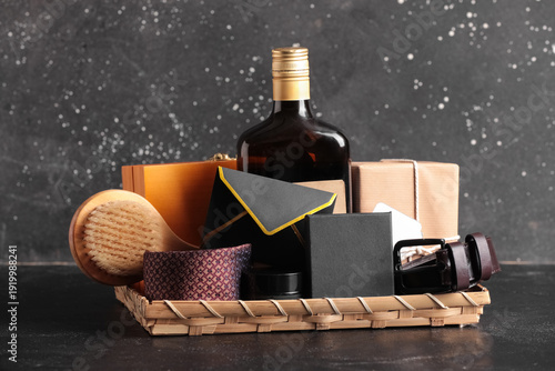 Gift basket with male acces...