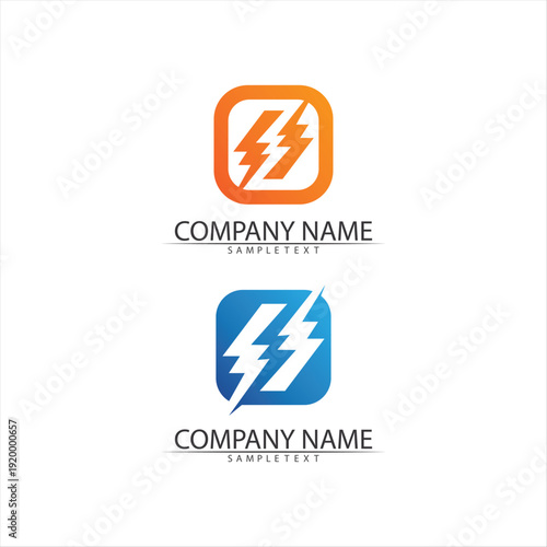 Free Download flash electric Vector lightning icon logo and symbols - GFXLoad