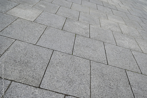 Bild auf Leinwand 石材ブロックの遊歩道
