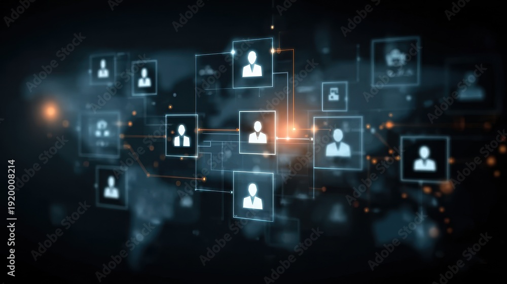 Fototapeta premium In the corporate meeting, collaboration and discussion connect the team as hr prioritizes each employee's development