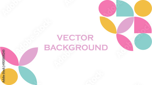 Colorful Abstract Watercolor Floral Vector Background with Soft Pastel Petals and Leaves Design for Creative Projects