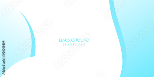 Minimalist banner background, pastel colorful, Light Blue gradations. Circle effect style geometric, abstract background. bussines, web
