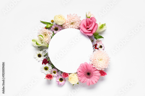 Composition with round blan...
