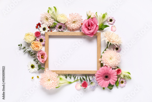 Composition with wooden fra...