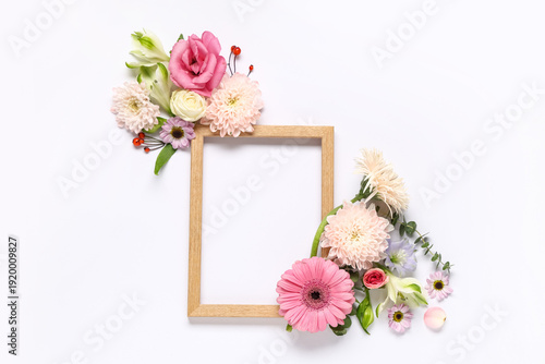 Composition with wooden fra...