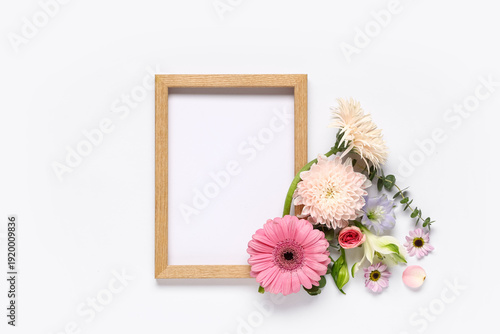 Composition with wooden fra...