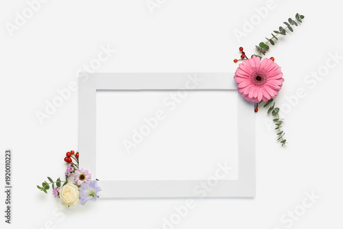 Composition with frame and ...