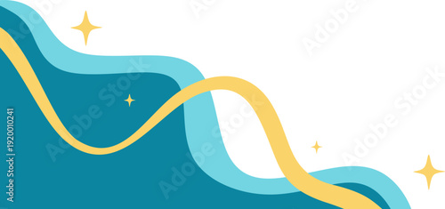 Aesthetic Wave Corner Blob