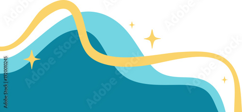 Aesthetic Wave Corner Blob