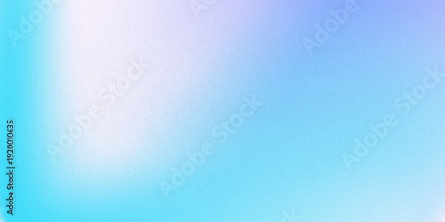 Blurred Blue Purple White Gradient with Rough Noise Texture Background